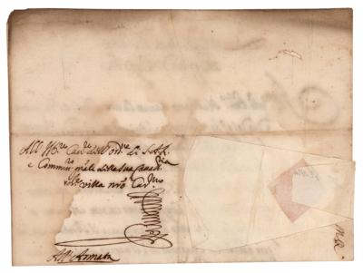 Lot #211 Christine of France Letter Signed - Image 2