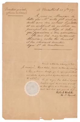 Lot #335 Robert Walsh Document Signed - Image 3