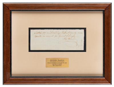 Lot #110 Alexander Hamilton Autograph Document Signed (One Week After Signing Constitution) - Image 2