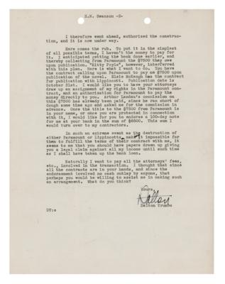 Lot #555 Dalton Trumbo Typed Letter Signed - Image 2