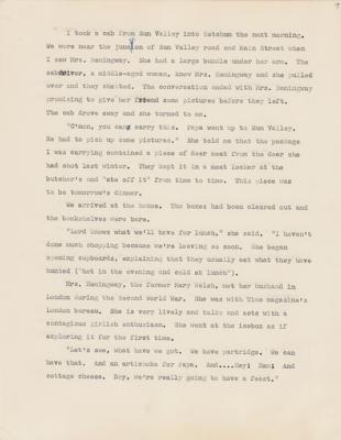 Lot #484 Ernest Hemingway Autograph Letter Signed with Hand-Annotated Manuscript - Image 11