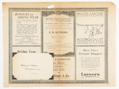 Lot #592 Musicians and Conductors Signed Programs - Image 2