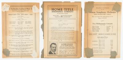 Lot #592 Musicians and Conductors Signed Programs - Image 4