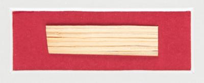 Lot #324 Titanic Oak Wheelhouse Door Relic Display - Image 2