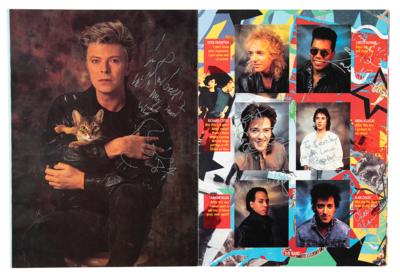 Lot #625 David Bowie Signed Program - Image 1
