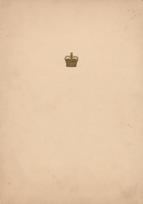 Lot #155 Queen Elizabeth II and Prince Philip Signed Christmas Card (1956) - Image 2