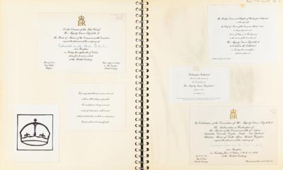 Lot #153 Elizabeth, Queen Mother Signed Photograph in Scrapbook - Image 4