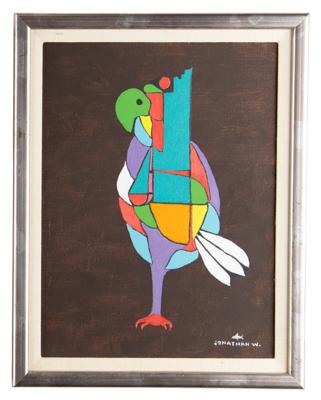 Lot #708 Jonathan Winters (2) Original Paintings - Image 1