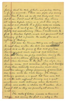 Lot #499 John Steinbeck Archive with Incredible Handwritten Letter on Writing - Image 6