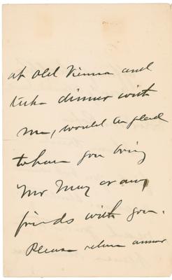 Lot #367 Nelson A. Miles Autograph Letter Signed - Image 2