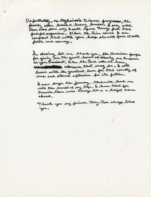 Lot #44 Ronald Reagan's Alzheimer?s Disease Announcement - Image 2