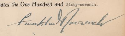 Lot #30 Franklin D. Roosevelt Document Signed as President - Image 2