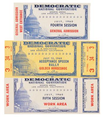 Lot #87 John F. Kennedy: 1960 DNC Ephemera - Image 1
