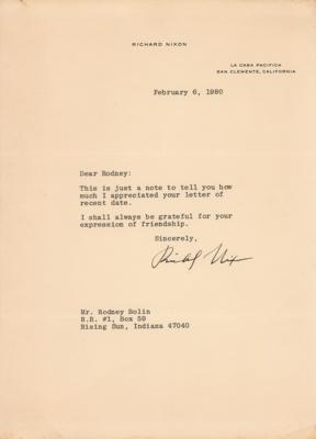 Lot #93 Presidents and First Ladies (5) Typed Letter Signed - Image 1
