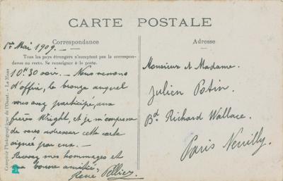 Lot #380 Wright Brothers Signed Photograph - Image 2