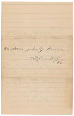 Lot #193 Bartolomeo Vanzetti Autograph Letter Signed on World Wide Solidarity - Image 4
