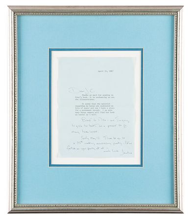 Lot #83 Jacqueline Kennedy Typed Letter Signed - Image 2
