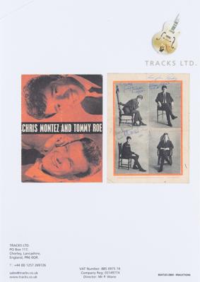 Lot #570 Beatles: McCartney, Harrison, and Starr Signed 1963 Program to Ringo's Neighbor - Image 5