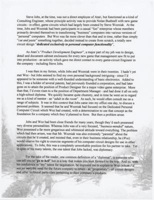 Lot #8038 Ronald Wayne Signed Limited Edition Typed Manuscript - Image 2