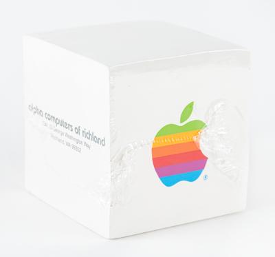 Lot #8020 Apple Computer Office Supplies - Pens, Pencil, Notepad, and Folio (Early 1980s) - Image 3