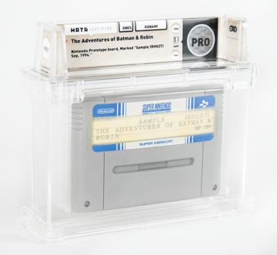 Lot #8052 The Adventures of Batman & Robin - Super Nintendo (SNES) Sample Prototype Video Game - Wata PRO - Image 1