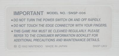 Lot #8052 The Adventures of Batman & Robin - Super Nintendo (SNES) Sample Prototype Video Game - Wata PRO - Image 3