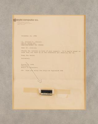 Lot #8004 Steve Jobs Signed Applesoft ROM Chip - Image 2