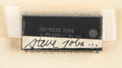 Lot #8004 Steve Jobs Signed Applesoft ROM Chip - Image 3
