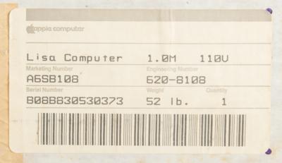 Lot #8013 Del Yocam's Apple Lisa with Twiggy Drives and Original Boxes - Image 27