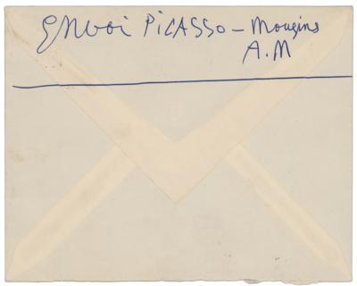 Lot #375 Pablo Picasso Signed Envelope - Image 2