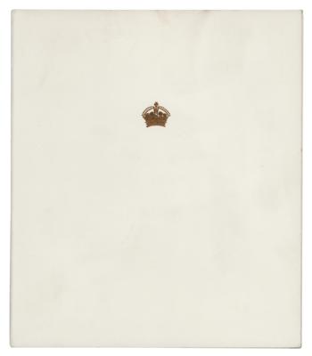 Lot #169 Elizabeth, Queen Mother Signed Christmas Card (1983) - Image 2