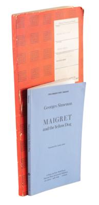 Lot #498 Georges Simenon (2) Signed Books - Image 1