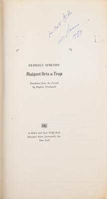 Lot #498 Georges Simenon (2) Signed Books - Image 2