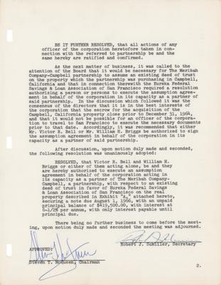Lot #756 Steve McQueen Document Signed - Image 2