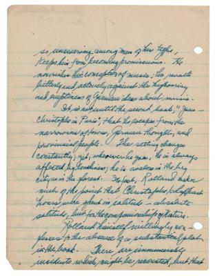 Lot #520 Leonard Bernstein Autograph Manuscript Signed - Image 2