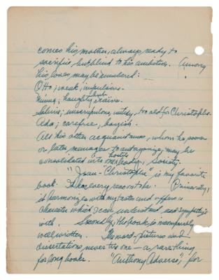 Lot #520 Leonard Bernstein Autograph Manuscript Signed - Image 6