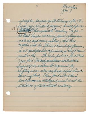 Lot #520 Leonard Bernstein Autograph Manuscript Signed - Image 7