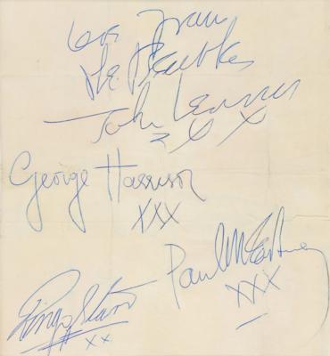 Lot #570 Beatles Signatures (Pre-Invasion, Mid-1963) - Image 2