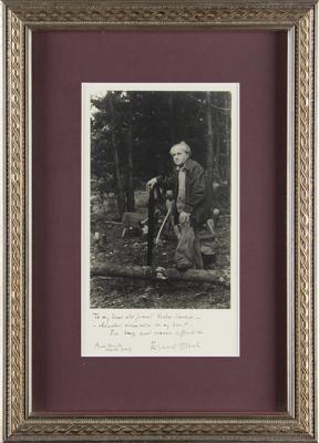 Lot #600 Ernest Bloch Signed Photograph - Image 2