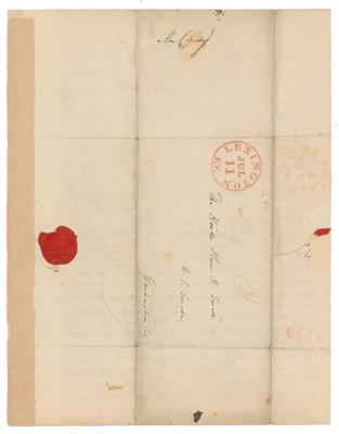 Lot #107 Henry Clay Autograph Letter Signed - Image 3
