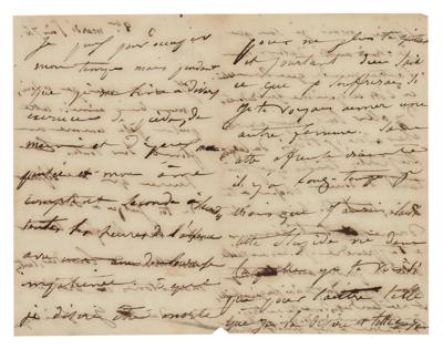 Lot #431 Victor Hugo: Juliette Drouet Autograph Letter Signed - Image 2