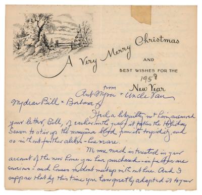Lot #767 Edward Van Sloan Autograph Letter Signed - Image 1