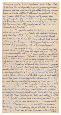 Lot #767 Edward Van Sloan Autograph Letter Signed - Image 2
