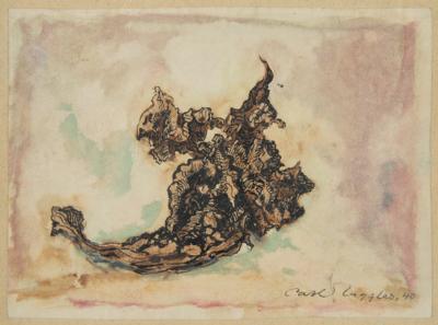 Lot #398 Carl Ruggles Signed Original Painting - Image 1