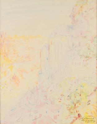 Lot #383 Charles Jay Connick Signed Original Painting - Image 1