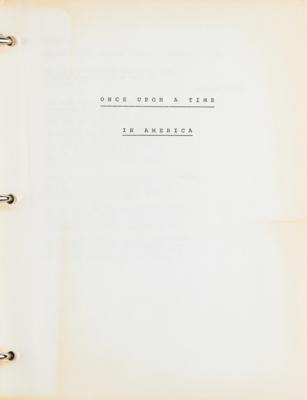 Lot #863 Once Upon a Time in America Shooting Script - Image 1