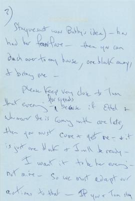 Lot #25 Jacqueline Kennedy ALS Honoring Ethel Kennedy - Image 3