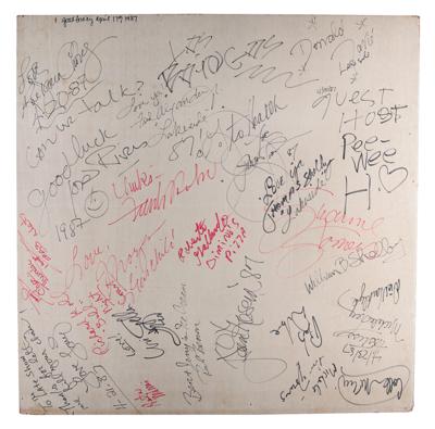 Lot #761 Joan Rivers Late Show Guest Boards (200+) Signatures - Image 4