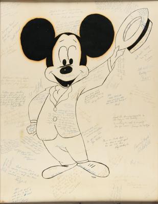 Lot #409 Disney: Mickey Mouse Get Well Card - Image 1