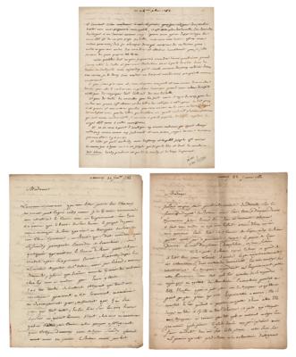 Lot #299 Joseph-Michel Montgolfier Autograph Letter Signed - Image 2